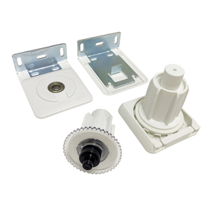 Con lăn Rèm thành phần nhôm ống nhựa chuỗi cơ chế ly hợp con lăn dưới đường sắt Con lăn Rèm Phụ Kiện Bộ phận - Product Image 5