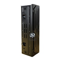 Boîte à outils en aluminium robuste avec boîte de rangement arrière de fourgon à verrouillage sécurisé pour ramassage de camping-car à usage extérieur