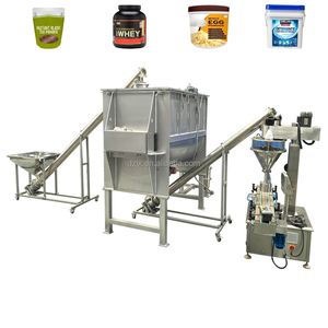 DZJX cibo amido in polvere automatico industriale orizzontale miscelatore frullatore 50 chilogrammo 150Cu/Ft 200 litri 1Ton 1500Kg 2000Kg - Product Image 5