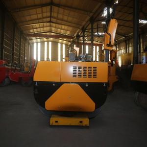 Gehen hinter Einzel trommel Vibrations kompressor Motor kleine Walze Verdichter Hand kompakte Mini-Straßen walze