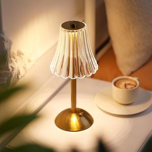 Nueva Lámpara de Mesa LED de Metal Recargable, Inalámbrica, con Control Táctil y Regulable, para Hogar, Bar, Dormitorio - Product Image 4