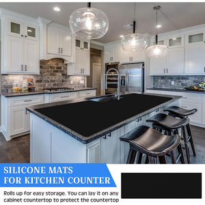 حصيرة كونترتوب مانعة للإنزلاق من الدرجة الغذائية مفرش سيليكون واقي مقاوم للماء - Product Image 2