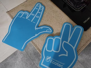 Toptan <span class=keywords><strong>EVA</strong></span> köpük parmaklar büyük zafer köpük el tezahürat köpük el konserler ve stadyum etkinlikleri için - Product Image 6