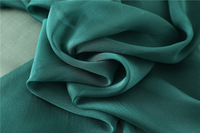 Elégant foulard en mousseline de soie 6 Momme 185*105cm châle multicolore pour la plage ton solide