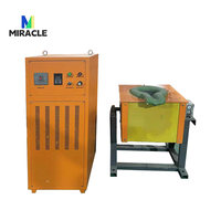 Four de fusion à induction électrique métallique haute efficacité IGBT 1500 kW pour le recyclage en Inde 15 kg 20 kg 1300°C 1700°C