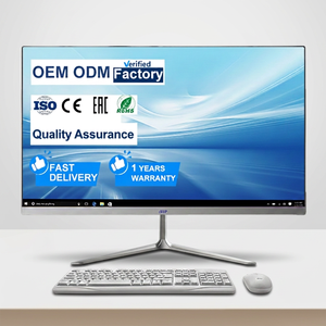 PC tout-en-un 24 pouces, Core i5 9500, 8 Go, SSD 256 Go, ordinateur de bureau tout-en-un, ordinateur de jeu, PC <span class=keywords><strong>gamer</strong></span> AIO - Product Image 1