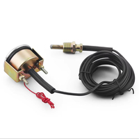 Pengukur Suhu Air Berkualitas Tinggi Baru dengan Lampu Kuning Sensor NPT 1/2 Alarm Manual 12V/24V untuk Truk Berat Bangka OE 323010K010