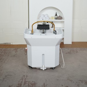 Bac à shampoing mobile compatible avec tous types de tables de massage, spa capillaire pour salons de beauté, utilisé dans les salons de beauté, de coiffure et de massage - Product Image 5
