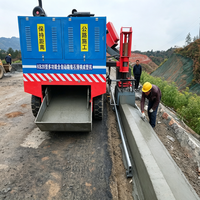 Machine à bordures de route et à caniveaux de drainage en béton à haute efficacité et facile à utiliser
