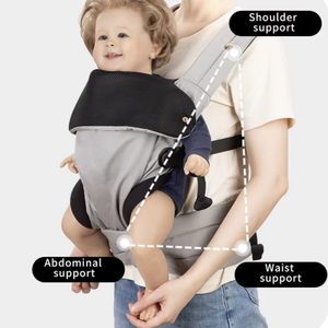 Porte-bébé enveloppant doux et extensible, facile à utiliser, pour <span class=keywords><strong>nouveau</strong></span>-<span class=keywords><strong>né</strong></span>, idéal pour l'allaitement et le lien émotionnel - Product Image 6