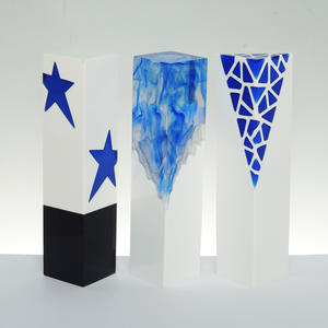 Trophée en résine vierge, personnalisable pour cadeau d'entreprise, trophées avec <span class=keywords><strong>logo</strong></span> gravé - Product Image 1