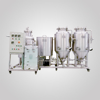 Cuve de mashing, cuve de décantation et chaudière de cuisson électriques 200L 2HL en Cuivre Rouge ou Acier Inoxydable (SUS) pour équipement de brasserie artisanale Nano