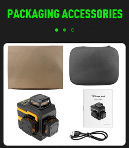 360 מקצועי תואר D ירוק 3D 12 קו לייזר ברמה גבוהה רב תכליתי ליישור עצמי - Product Image 5