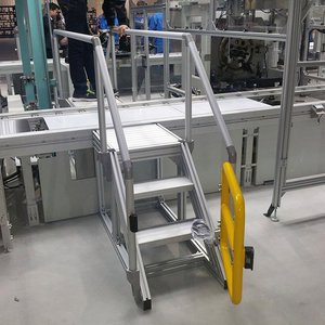 <b>Aluminum</b> Profile Overpass Elevated <b>Platform</b> 1000 Kg Load Capacity Industrial Mobile <b>Work</b> <b>Platform</b> Foshan Manufacturer - Product Image 5