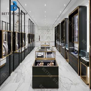 เฟอร์นิเจอร์ตกแต่ง<span class=keywords><strong>ร้าน</strong></span>ค้าสมัยใหม่ ตู้โชว์นาฬิกาและเครื่องประดับ ตู้โชว์ร้านขายเครื่องประดับระดับมืออาชีพ - Product Image 5