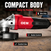 Meuleuse d'angle électrique compacte 650W OEM en gros pour la découpe et le meulage quotidiens