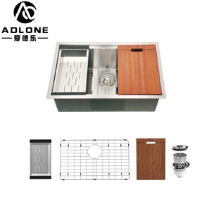 Évier de cuisine en acier inoxydable à un seul bassin - Product Image 1