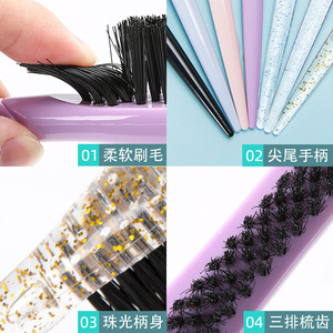 Brosse à coiffer Guangzhou Wanmei 25cm à queue pointue pour chignon – Outil de coiffure - Product Image 4