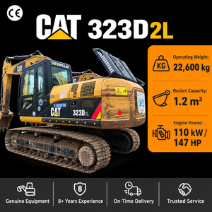 Excavadora Usada CAT 323D2L, Excavadora Hidráulica de Orugas Caterpillar de 23 Toneladas para Proyectos de Construcción, Minería y Movimiento de Tierras - Product Image 1
