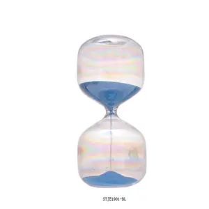 BESTIMER special shape sand clock for birthday gifts shiny glass ornaments for girl friends 20 mins sand timer for study