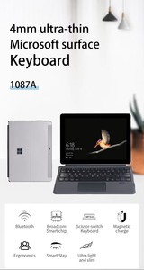 แล็ปท็อปบางเฉียบทัชแพดแบล็คไลท์คีย์บอร์ดไร้สาย BT สำหรับพื้นผิวเป็น/GO2/GO3สำหรับ Microsoft Surface Go Keyboard - Product Image 2