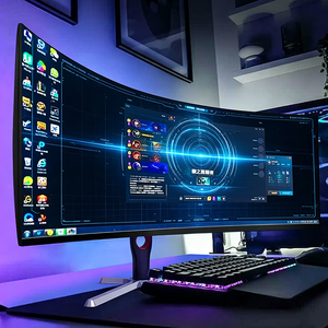 Moniteur de jeu 4K 34 pouces 165 Hz, moniteur d'ordinateur PC 4K, moniteur PC 21:9, écran incurvé, écran LCD pour jeux PC - Product Image 1