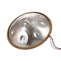 Factory Supply 9-Notes Steel Handpan Drum Set with Soft Bag/Stand Portable Percussion Musical Instruments
