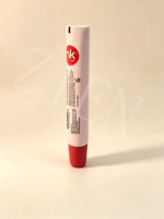 Tube cosmétique souple personnalisé OEM/ODM imprimé, 19 mm, en PE, de 8 à 20 ml, avec embout biseauté, pour emballage de gel, baume, huile ou brillant à lèvres