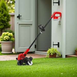 Decespugliatore Elettrico Cordless 20V con Lama in Lega da 230mm, Lama in Acciaio 40TTC, <span class=keywords><strong>Filo</strong></span> da 2M, Manico Pieghevole e Sistema Anti-vibrazione - Product Image 2