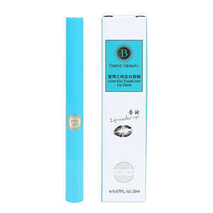 Offre Spéciale bleu paquet crayon rouge à lèvres démo beauté amour baiser couleur fixe longue durée lèvre glaçure - Product Image 3