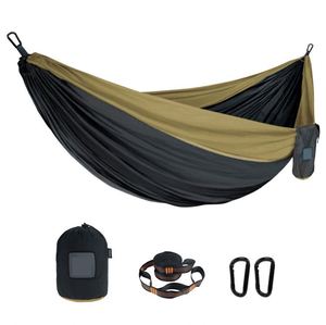 Camping Accessories Custom logo Hiking Gear Ultralight Foldable Parachute Nylon Outdoor Portable Camping <b>Hammock</b> Swing - Product Image 5
