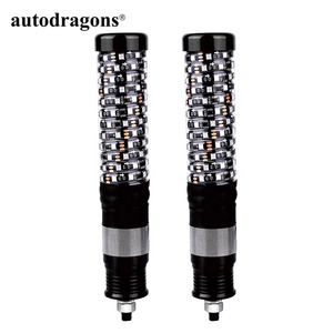 AUTODRAGONS Lumières d'antenne magiques pour drapeau, robustes, d'extérieur, IP67, multicolores, 1FT/2FT/3FT, pour décoration et ambiance - Product Image 2