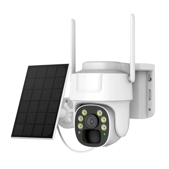 V380 Pro App Outdoor WIFI Solar CMOS Two-way Audio Motion Detection Safe Waterproof PTZ Battery Powered Security Mini Camera