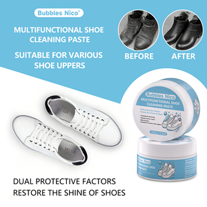 Pasta Limpiadora de Zapatos Blanca Bubbles <span class=keywords><strong>Nico</strong></span> OEM, 5%-15% de Ingredientes Activos, Elimina Manchas y Amarilleamiento, Fórmula Suave para - Product Image 3