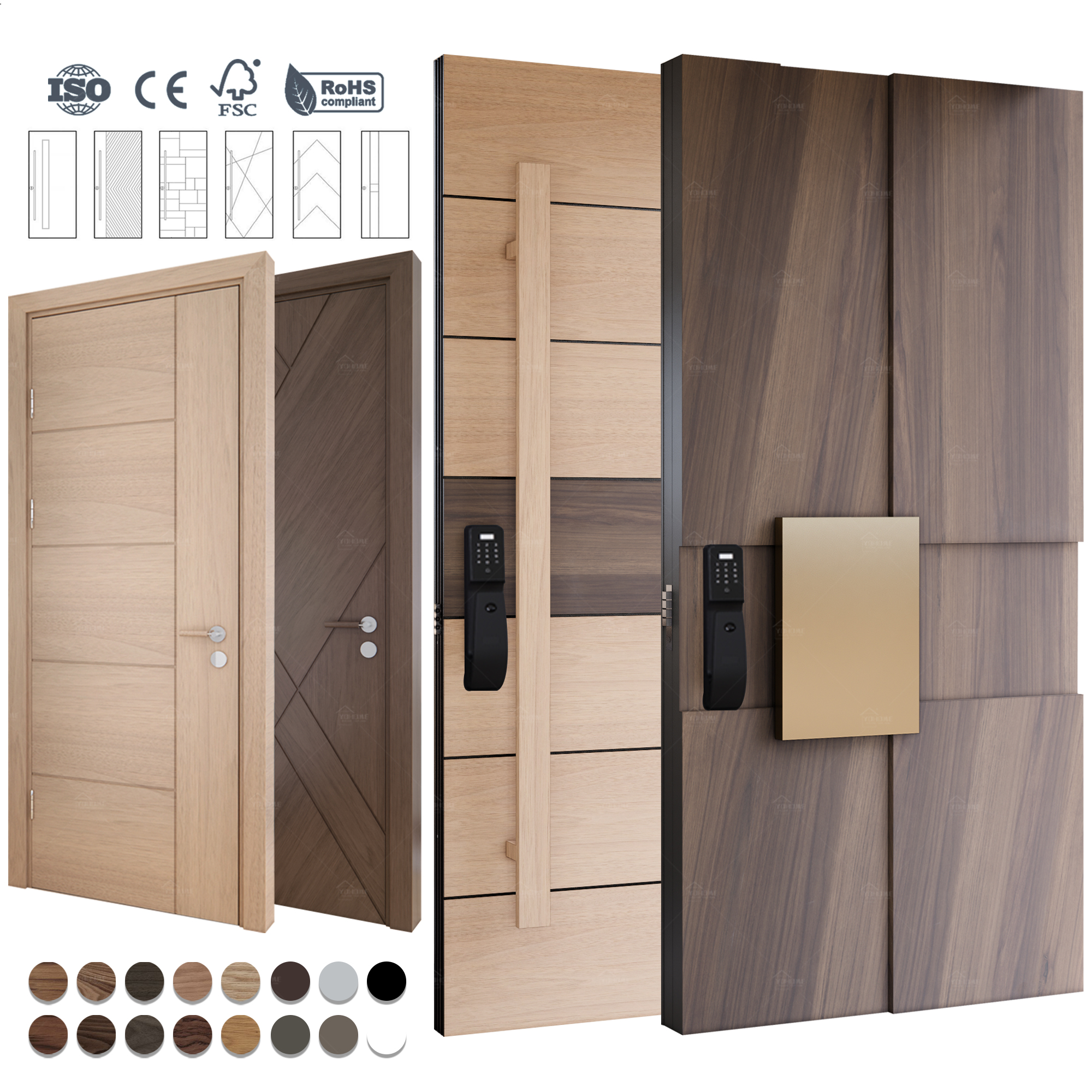 modern door handle exterior