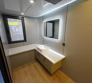 บ้านเคลื่อนที่แบบโมดูลาร์ทันสมัยสำเร็จรูปหรูหราพื้นที่ออกแบบแคปซูลสำหรับรีสอร์ท - Product Image 3