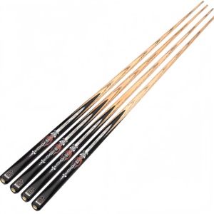 Queue de billard O'MIN Qinggang sculptée et incrustée, pointe de 9,8-10,2 mm, poids de 17,5-18,5 oz, style anglais, pour snooker et billard, vente en gros - Product Image 6