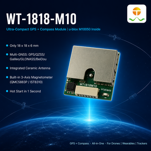 M10 Module, Applied To Uav/airship Products, With Built-in Geomagnetic Sensor Options Of 5883/8310