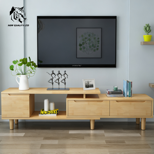 Meuble TV rétractable en bois, nouveau design, pour salon, avec logo personnalisé, prix compétitif, stock important, dropshipping, fournisseur chinois. - Product Image 1