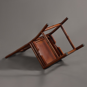 Chinese Style Red Bamboo High <b>Back</b> <b>Chair</b> Ming Style Zen Tea Room Furniture Living Room <b>Chair</b> - Product Image 4