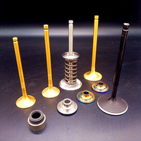 Soupapes de moteur OEM modifiées pour course, toutes séries Mivec 4G93 4G92 4G63 4G64 4G94 pour Mitsubishi 4A91 4A92 4A90, références MR984260 et EXMR984261