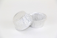 Moule à pain miniature en aluminium argenté, résistant au four, 100 ml, récipient jetable pour la cuisson du pain fait maison, idéal pour les cadeaux