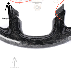 Volant de direction en fibre de carbone durable de style sportif personnalisé Megalomania pour <span class=keywords><strong>Dodge</strong></span> RAM Charger Challenger <span class=keywords><strong>SRT</strong></span> LED - Haute qualité - Product Image 5