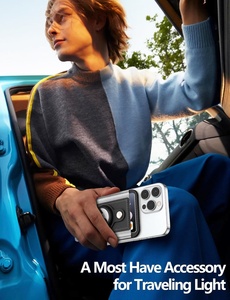 Étui de protection pour <span class=keywords><strong>AirTag</strong></span> compatible MagSafe pour <span class=keywords><strong>iPhone</strong></span> 17/16/15/14/13/<span class=keywords><strong>12</strong></span> Series – Portefeuille magnétique pour <span class=keywords><strong>AirTag</strong></span> - Product Image 4