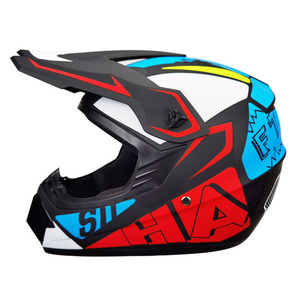 Casco Integral de Motocross para Motocicleta Todoterreno, Carcasa con Diseño Graffiti, Múltiples Ventilaciones, Forro Interior Removible y Lavable, Casco de Seguridad - Product Image 1