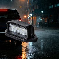 Certificat ECE DOT, éclairage de plaque d'immatriculation LED 12V pour camion, remorque, bateau, bus, caravane