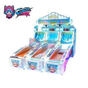 Máquina de Juego Arcade de Bolas de Esquí para 3 Jugadores, Operada con Monedas, Temática de Nieve, Bolas Rodantes, Redención de Boletos, Máquina de Juego Deportivo - Product Image 4