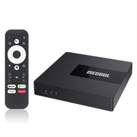 2023 nuevo Amlogic S905Y4 certificado por Google Android Tv Box Mecool KM7 ATV Android 11 DDR4 2,4G y 5G Wifi 4GB 64GB OTA Set Top Box