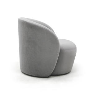 Modern Italian Fabric Tufted Chaise Lounge Sofa <b>Chair</b> with Fixed Base Bedroom Light Luxury Leisure Furniture <b>Cushion</b> Sofa <b>Chair</b> - Product Image 2