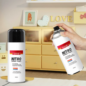 SANVO Échantillon Gratuit Peinture Aérosol Nitrocellulose Multicolore Revêtement Liquide pour Meubles Anciens Changement de Couleur Facile <span class=keywords><strong>à</strong></span> Utiliser - Product Image 2